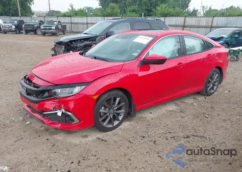 2020 Honda Civic Ex-L из США, поврежденный, VIN 2HGFC1F7XLH680227